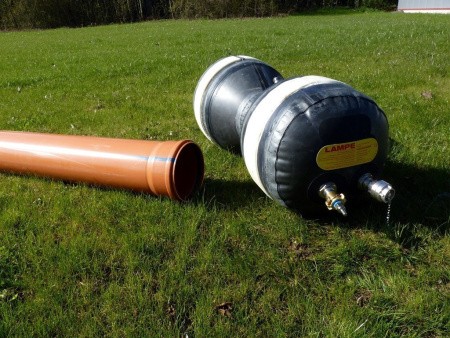 Пневматическое заглушающее перекрытие для проверки стыков на герметичность LAMPE, тип 2600