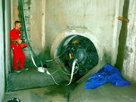 Пневматическое заглушающее перекрытие LAMPE для нефт. тип 1-1500, 500-1500 мм.,применение